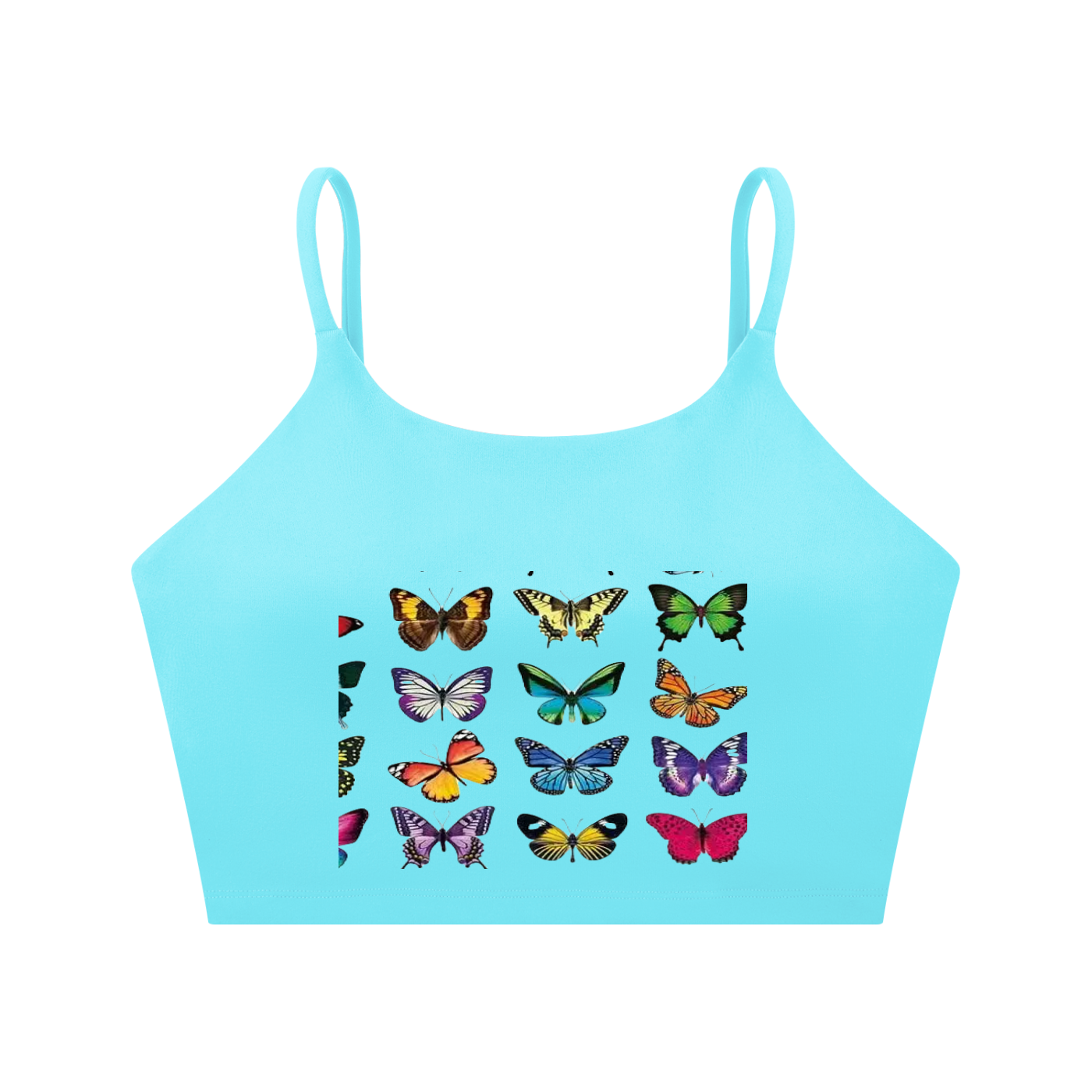 Spaghetti Strap Yoga Sports Bra