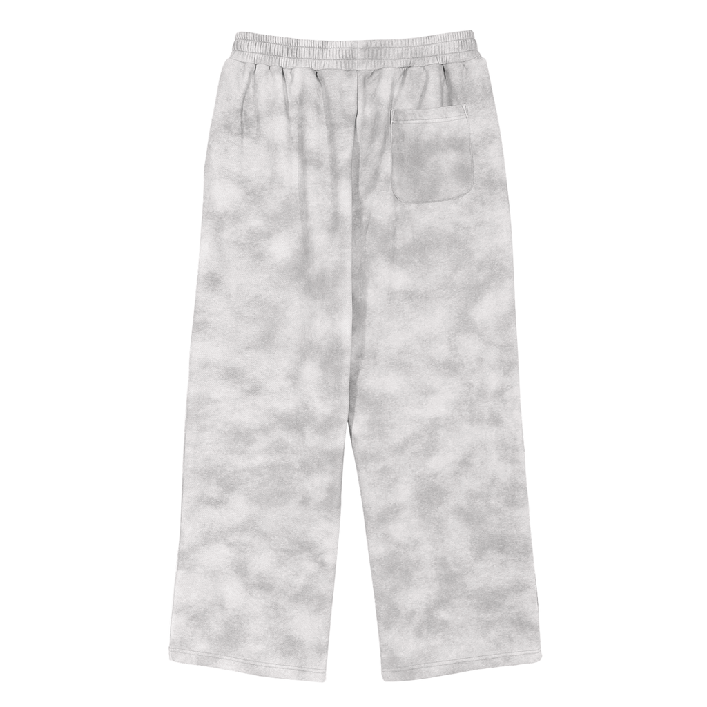 Grey Washed Fleece Sweatpants