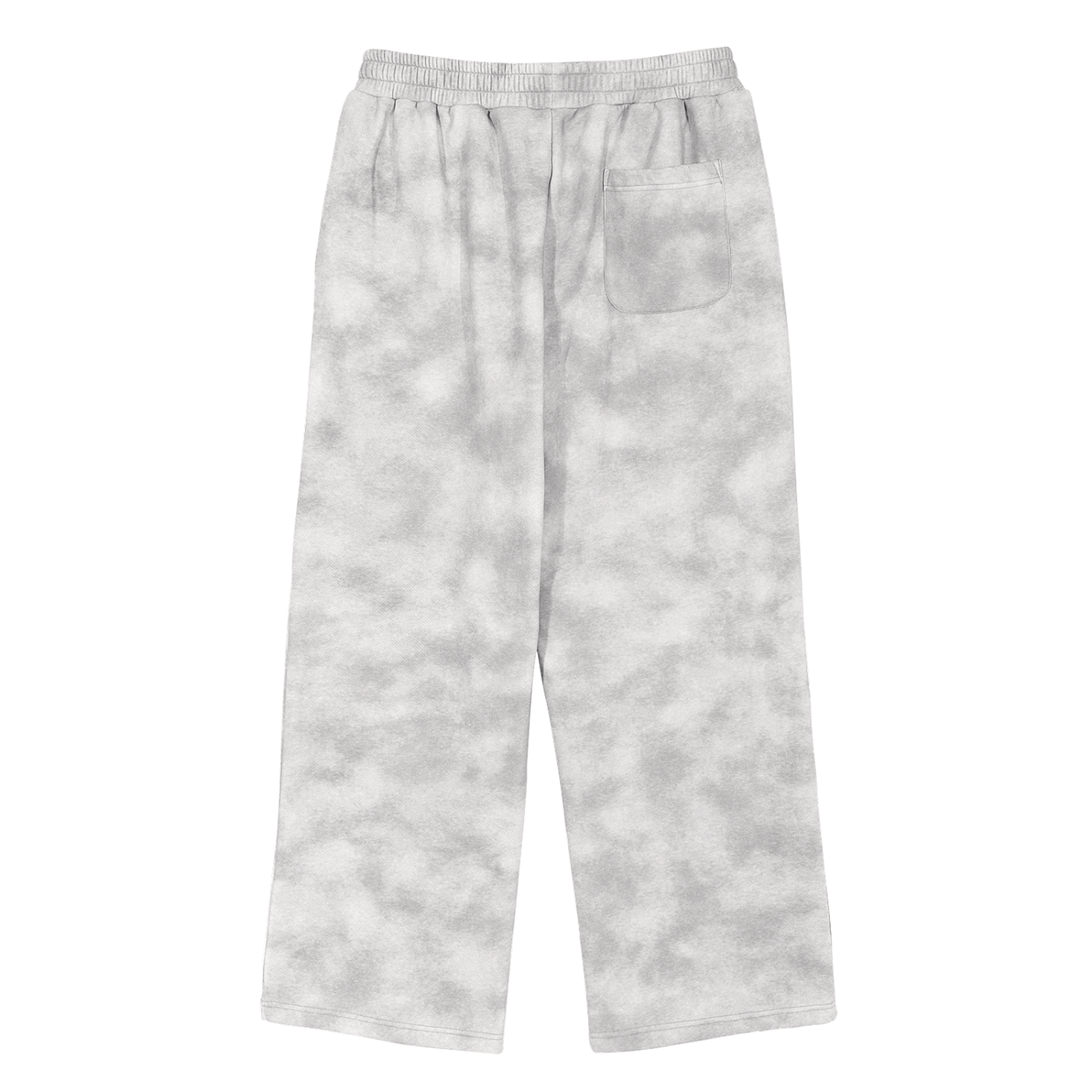 Grey Washed Fleece Sweatpants