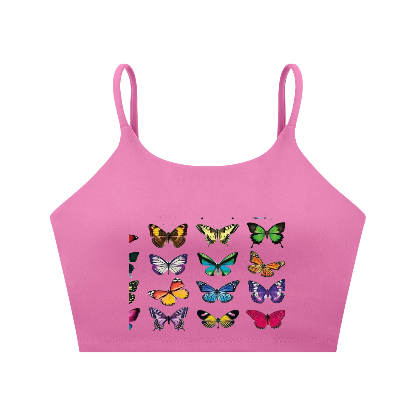 Spaghetti Strap Yoga Sports Bra