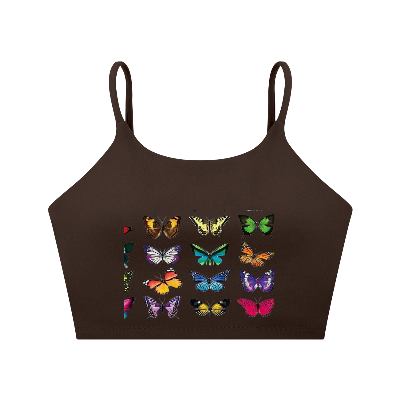 Spaghetti Strap Yoga Sports Bra