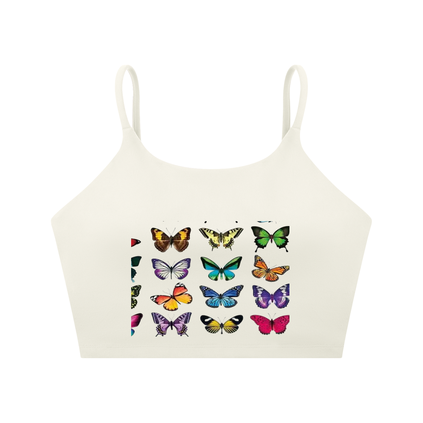 Spaghetti Strap Yoga Sports Bra