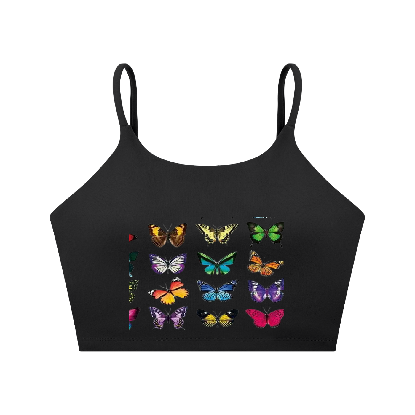 Spaghetti Strap Yoga Sports Bra