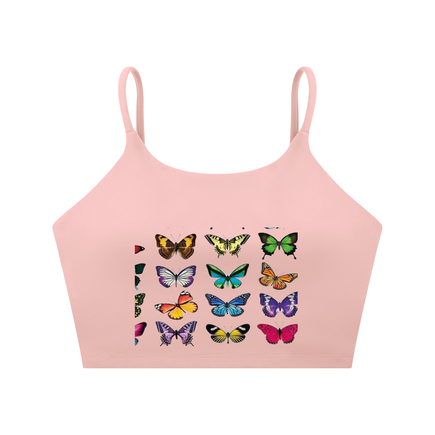 Spaghetti Strap Yoga Sports Bra