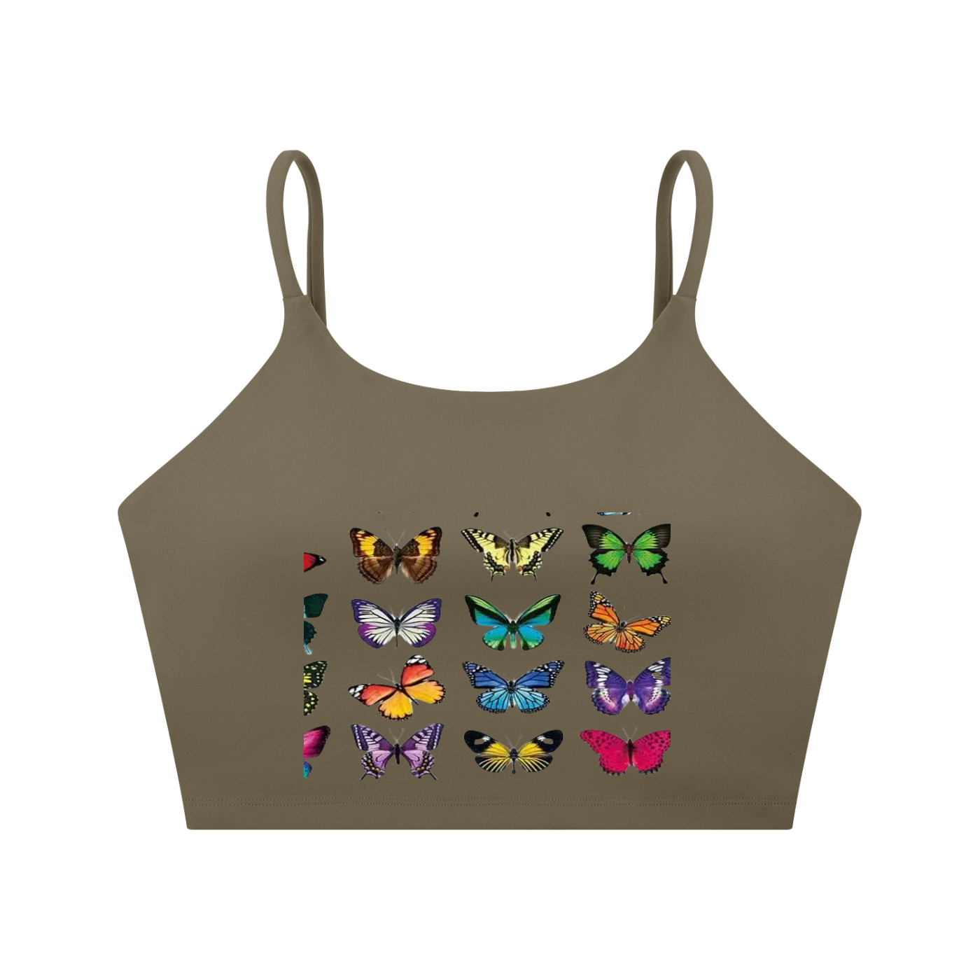 Spaghetti Strap Yoga Sports Bra