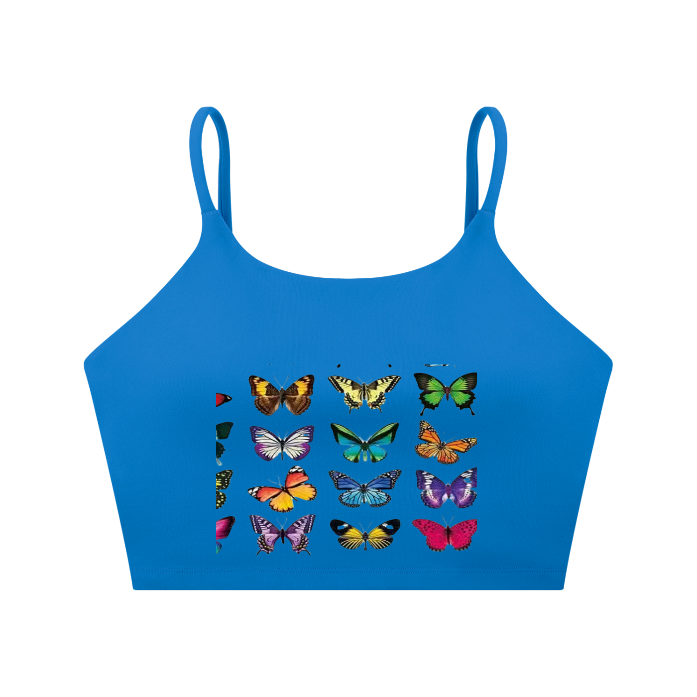 Spaghetti Strap Yoga Sports Bra