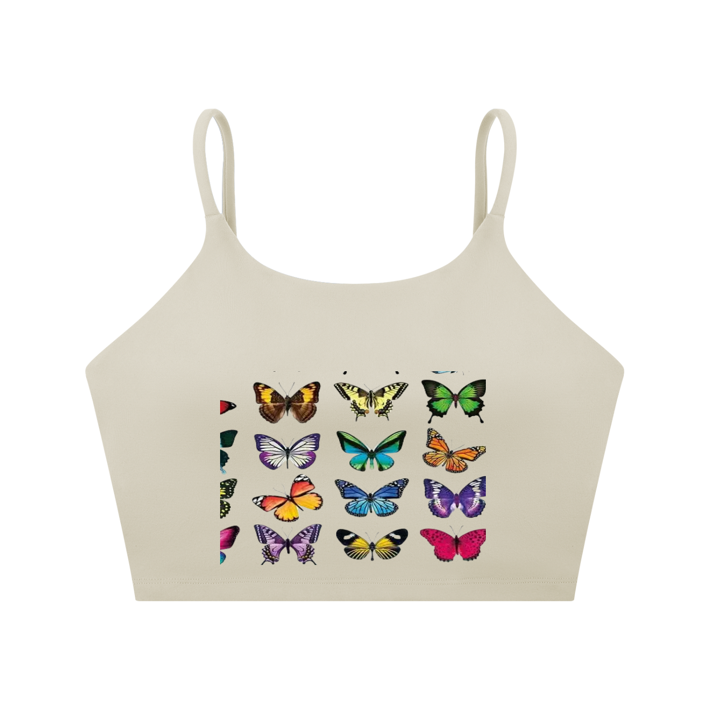 Spaghetti Strap Yoga Sports Bra